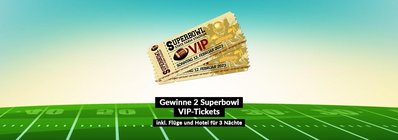 Preisgrafik 1280x450 2x Superbowl Tickets sportlich TVC Superbowl